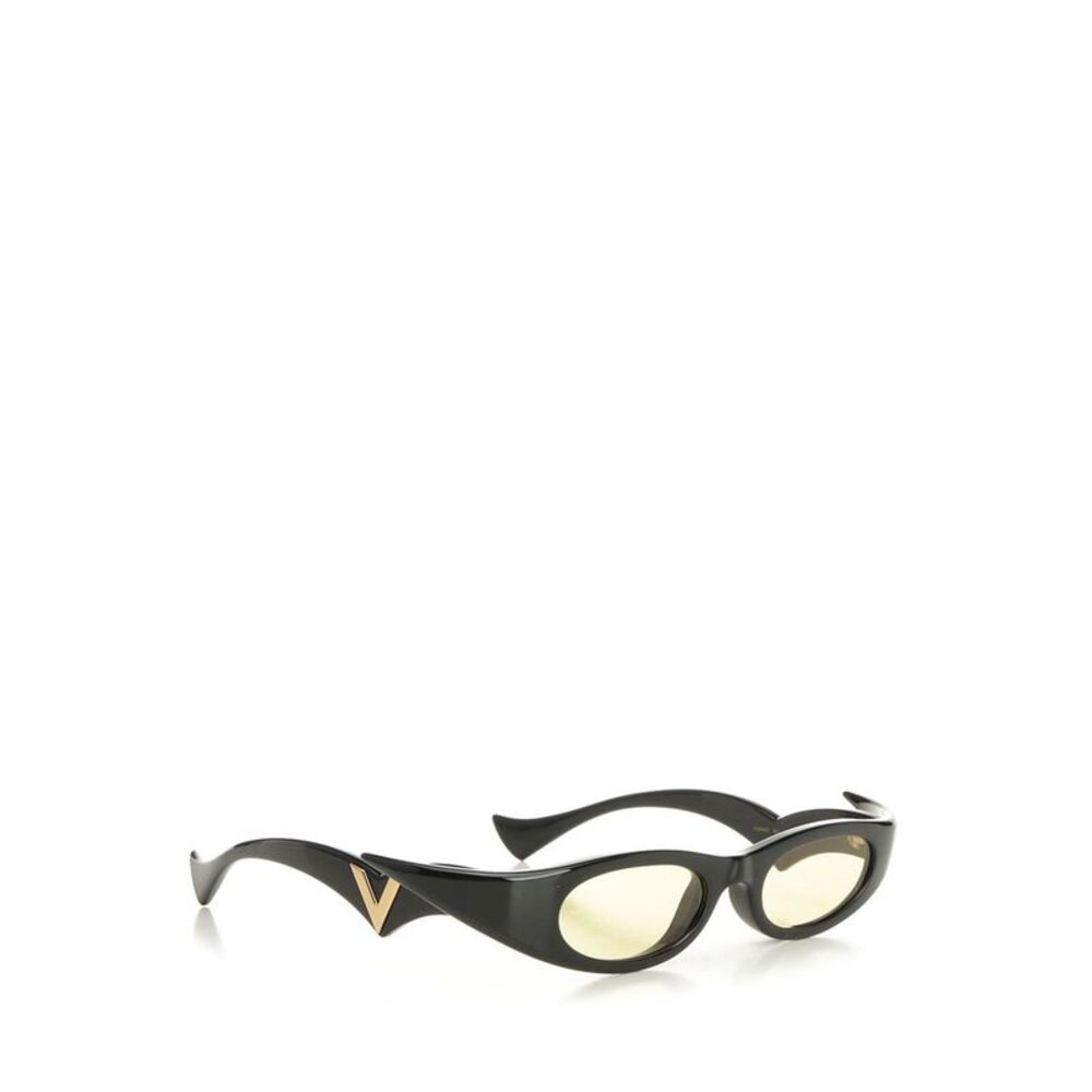 Valentino Garavani Women Black Acetate Sunglasses - Picture 2 of 4